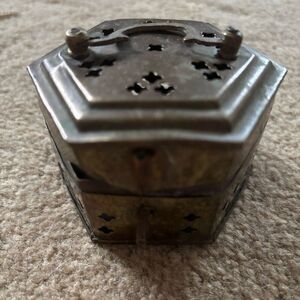 Vintage Brass Cricket Box No Clasp